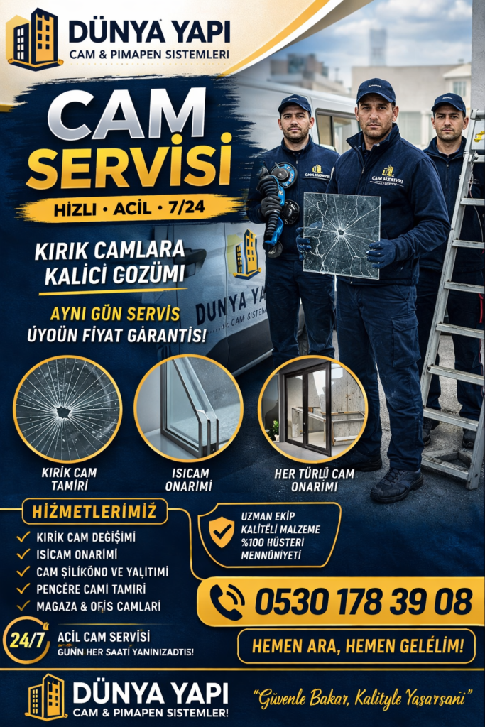Yeşilköy Cam Servisi 530 178 39 08 Camcı