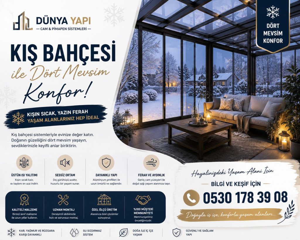 Bizimevler Kış Bahçesi Sistemleri