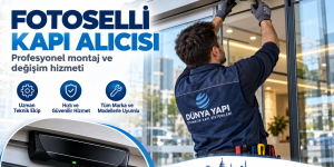 Haramidere fotoselli kapı alıcısı ve sensör sistemi