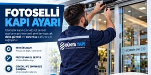 Küçükçekmece fotoselli kapı sensör ve hız ayarı