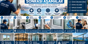 CAM TAMİRİ SONRASI AŞAMALAR