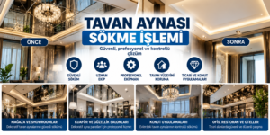 TAVAN AYNASI SÖKME İŞLEMİ
