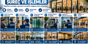 VİTRİN VE MAĞAZA CAMLARINDA SÜREÇ VE İŞLEMLER